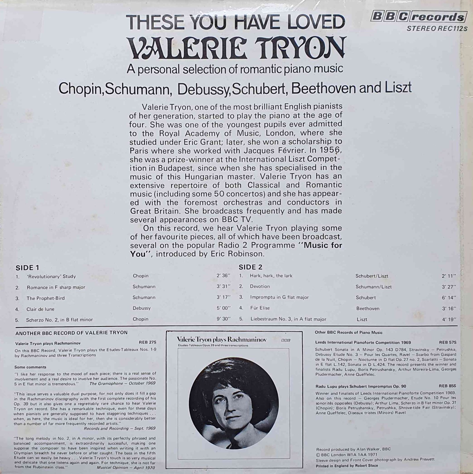 Back cover of REC 112